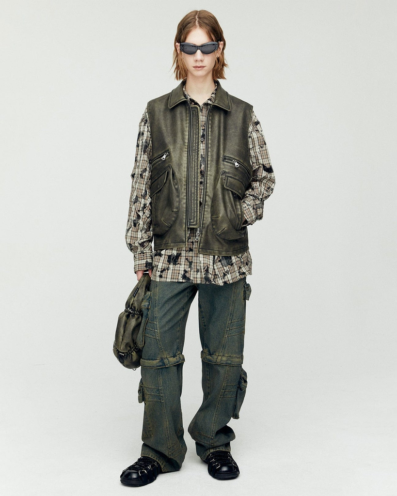 Street detachable denim 