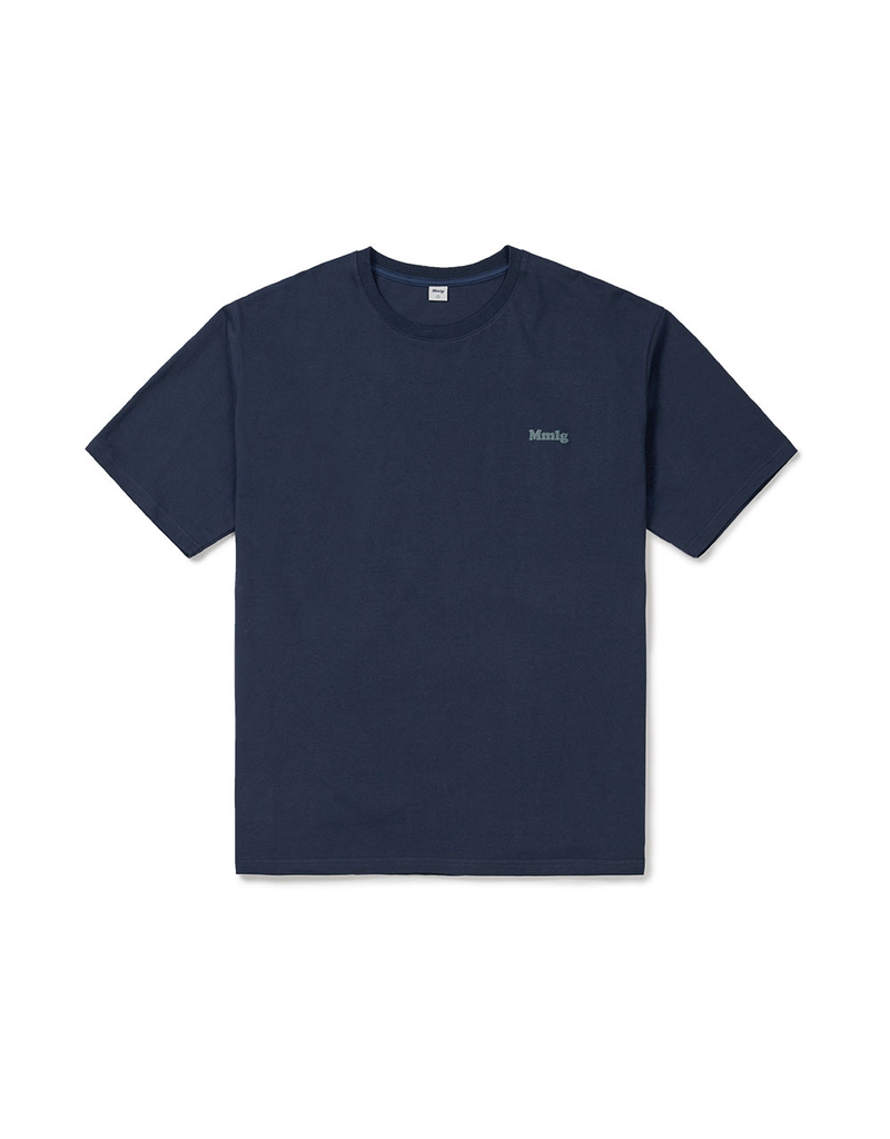 Regular deep navy blue T-shirt 